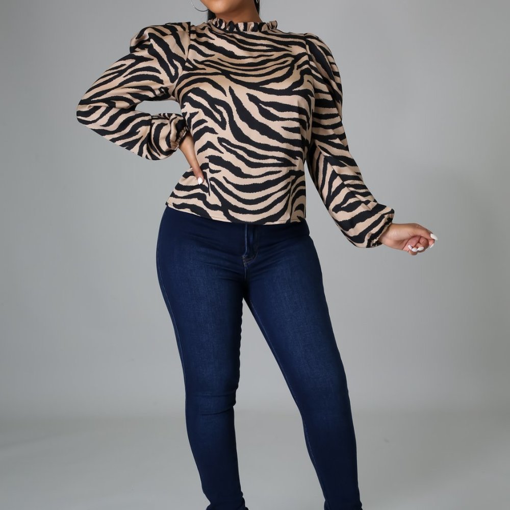 Animal Print Top
